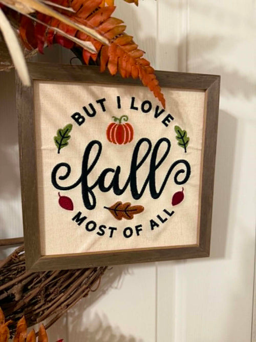 Fall Sign Detail