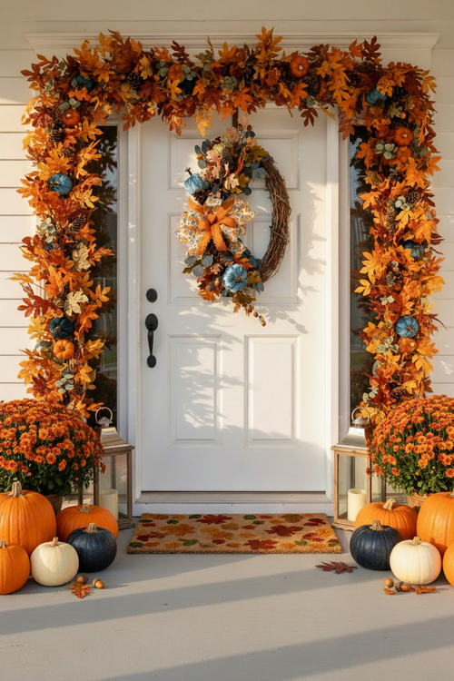Fall Porch - Lighter Garland