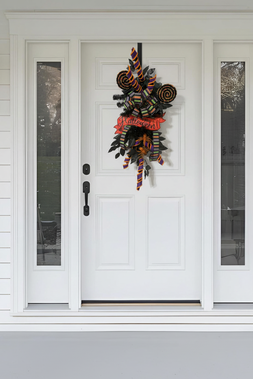 Lollipop Swag on Door
