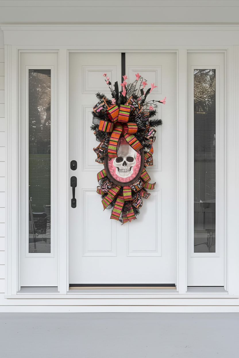 Skull Swag on Door