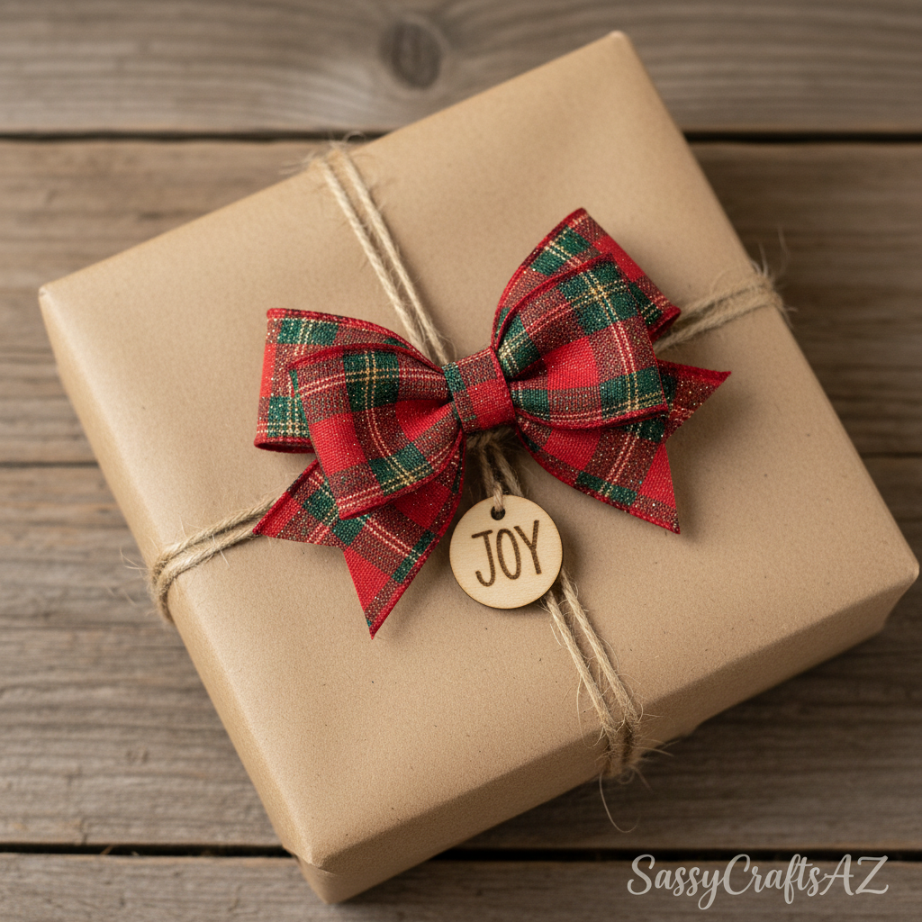 Small bow on gift