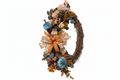 White Background Wreath